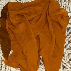 Hermès Orange Scarf